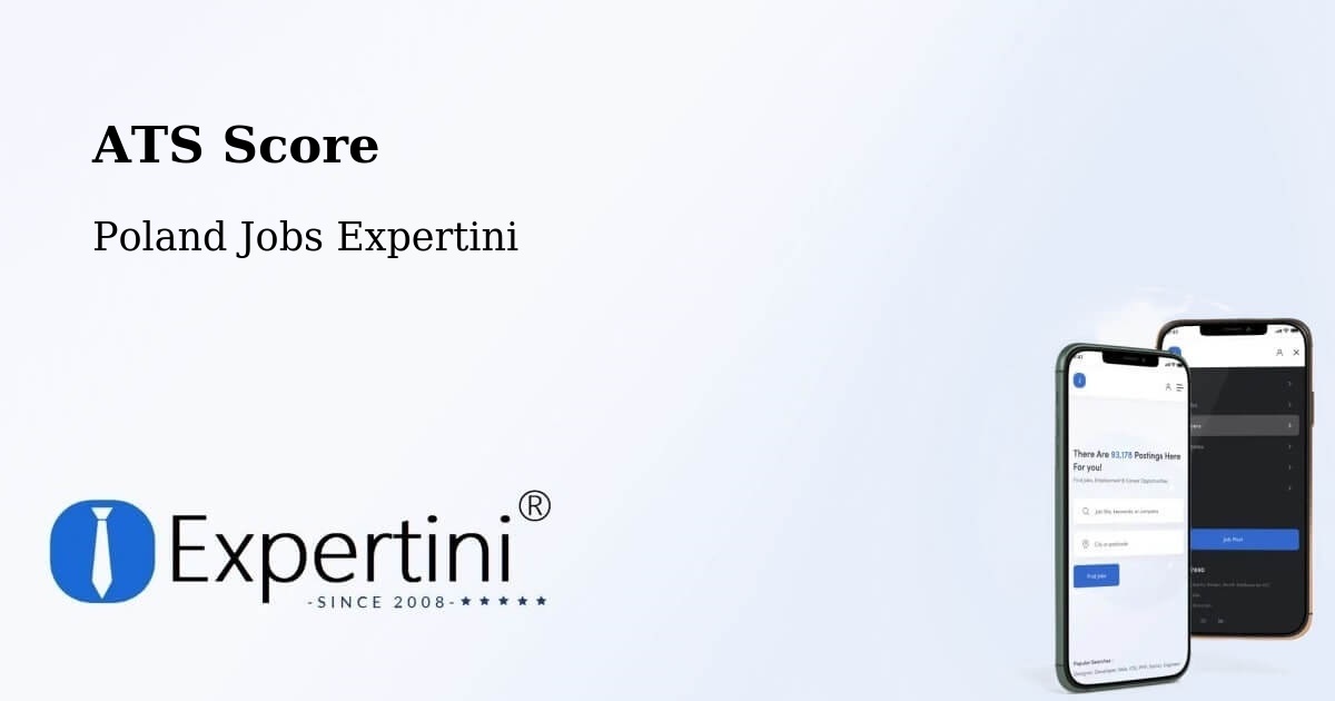 Resume ATS Score & Job Description Match Tool – Sławków - Poland Jobs Expertini