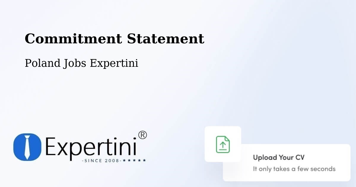Corporate Commitment – Sławków - Poland Jobs Expertini