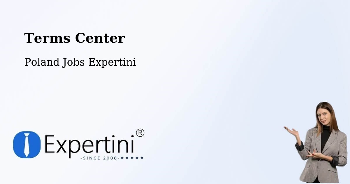 Terms of Service – Sławków - Poland Jobs Expertini